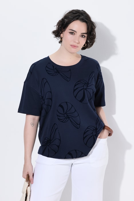 Nautilus Flocked Short Sleeve Tee