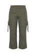 Cargohose, Utility-Style, Elastikbund, Cargotaschen