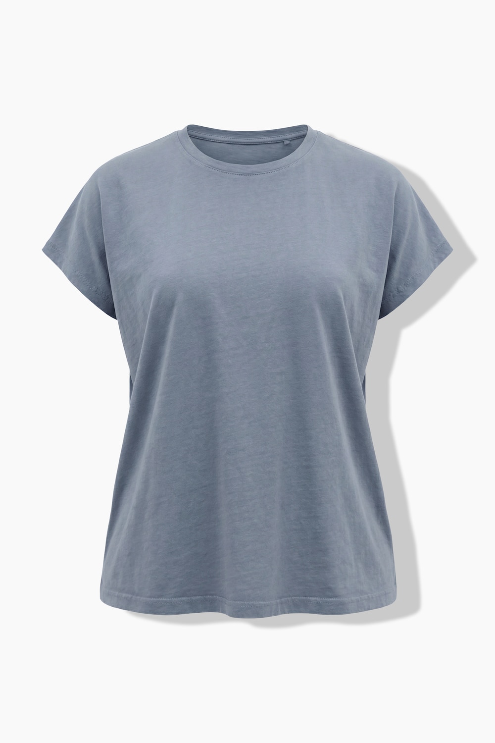 Stora storlekar T-shirt, Dam, grå, storlek: 46/48, Bomull, Ulla Popken