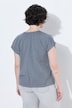 T-Shirt, Zierfalten, Oversized, Rundhals, Cup-Ärmel