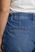 Jeans Mary, Bügelfalte, weites, gerades Bein