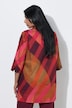 Longbluse, Streifen, A-Linie, Hemdkragen, 3/4-Arm