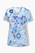 Motivational Scrapbook Print Burnout Jersey Tee