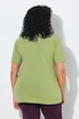 T-Shirt, Oversized, Tunika-Ausschnitt, Halbarm