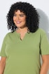T-Shirt, Oversized, Tunika-Ausschnitt, Halbarm