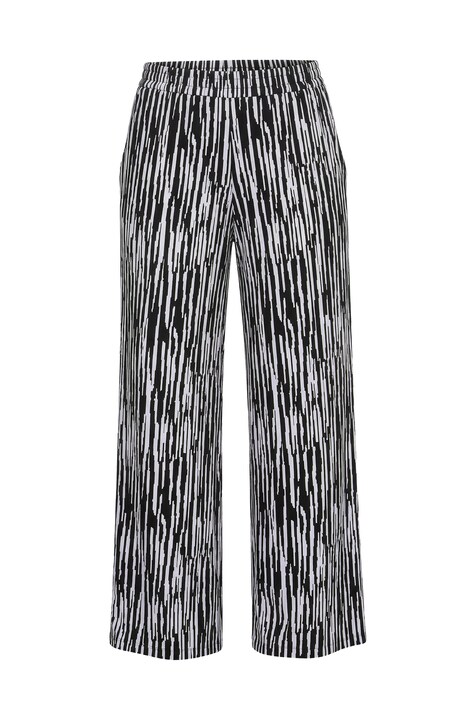 Slinky-Hose, Streifen, weites Bein, Elastikbund