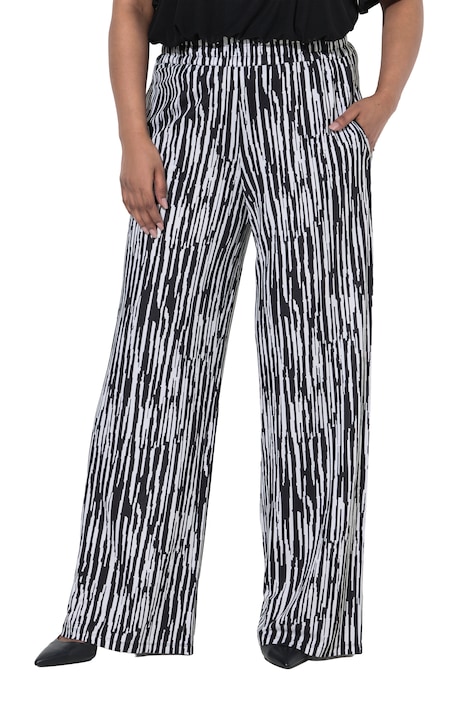 Slinky-Hose, Streifen, weites Bein, Elastikbund