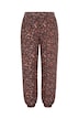 Kalhoty Rose, leopardí vzor, široké nohavice, elastický pas