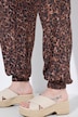 Kalhoty Rose, leopardí vzor, široké nohavice, elastický pas