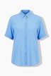 Blouse, A-lijn, overhemdkraag, korte mouwen