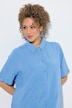 Blouse, A-lijn, overhemdkraag, korte mouwen