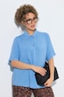 Blouse, A-lijn, overhemdkraag, korte mouwen