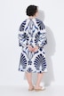 Kleid, Ornamente, Ziersteine, V-Ausschnitt, 3/4-Arm