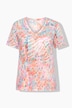 T-Shirt, Comfort Fit, Glitzersteinchen, Scribble-Muster