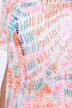 T-Shirt, Comfort Fit, Glitzersteinchen, Scribble-Muster
