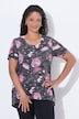 Tiger Print Burnout Jersey Tunic Tee