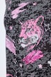 Tiger Print Burnout Jersey Tunic Tee