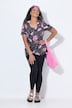 Tiger Print Burnout Jersey Tunic Tee