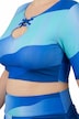 Bikini, Wellen, Softcups, Schnürung, Halbarm, recycelt
