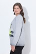 Shirt, V-Ausschnitt, Langarm, platzierter Print