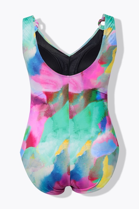 Badeanzug, Raffungen, Softcups, recycelt