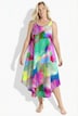 Midikleid, A-Linie, Rundhalsausschnitt, ärmellos