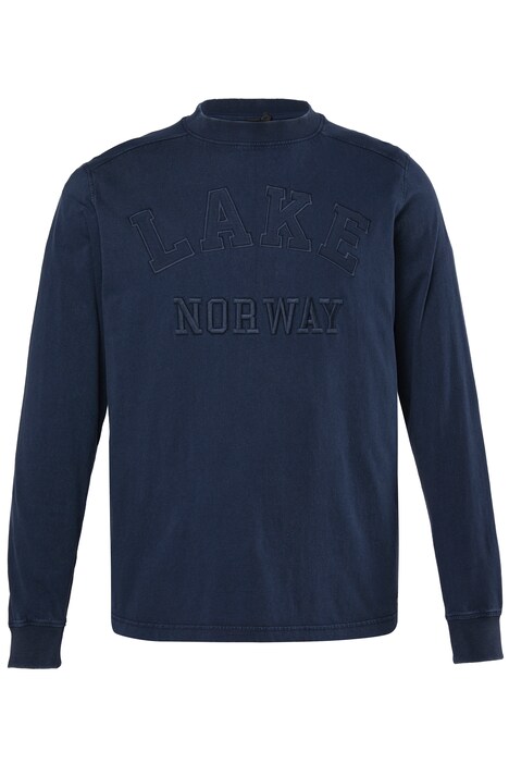tričko s dlouhými rukávy, nášivky, vintage vzhled, do vel. 8XL