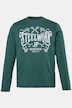 Langarmshirt, Brustprint, bis 8 XL
