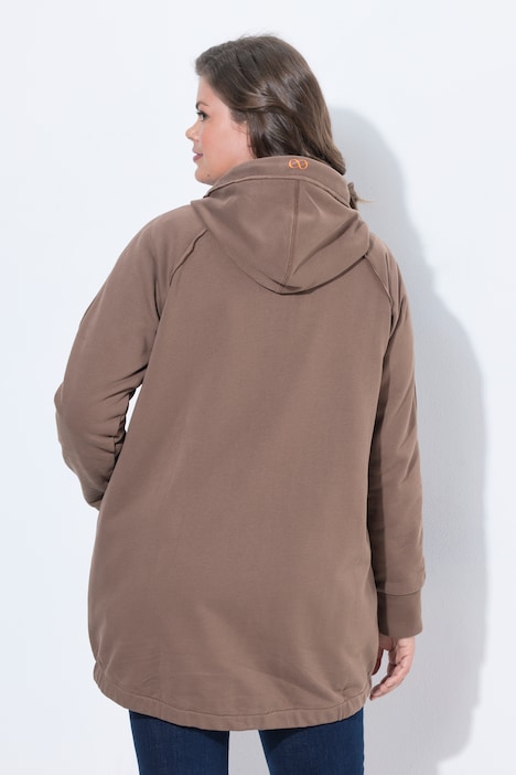 Sweatjacke, Langarm, Kapuze