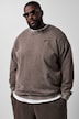Sweatshirt, oversized, Vintage Look, bis 8 XL