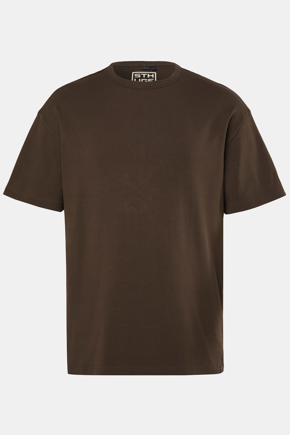 T-Shirt, Halbarm, oversized, Rippjersey, bis 8 XL