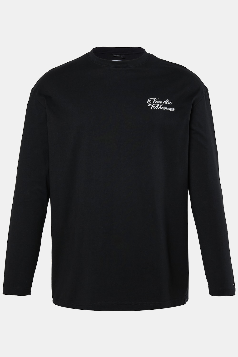 Shirt met lange mouwen, oversized, print op de achterkant, tot 8XL