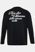T-shirt à manches longues, coupe oversize, imprimé dans le dos  - jusqu'au 8 XL