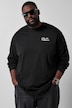 T-shirt à manches longues, coupe oversize, imprimé dans le dos  - jusqu'au 8 XL