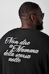 T-shirt à manches longues, coupe oversize, imprimé dans le dos  - jusqu'au 8 XL