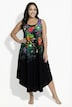 Midikleid, Chamäleon, A-Linie, Rundhals, ärmellos