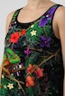 Midikleid, Chamäleon, A-Linie, Rundhals, ärmellos