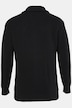 Strickjacke, oversized, Rippstrick, Stehkragen, Zipper, bis 8 XL