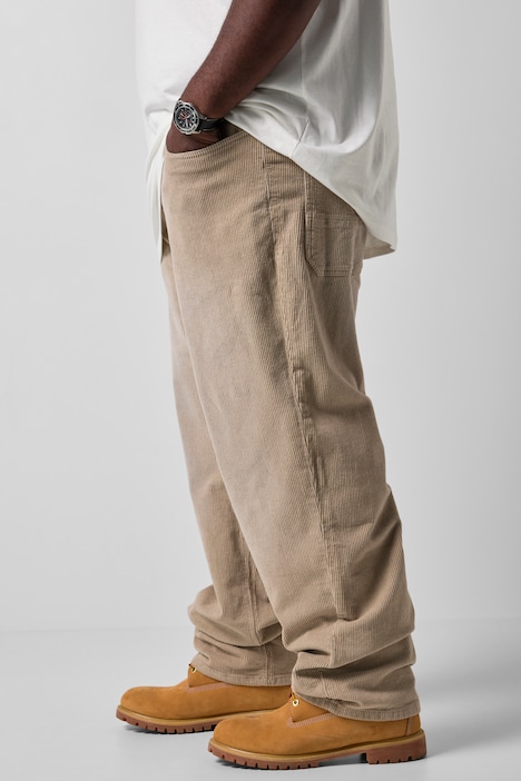 Cordhose, Baggy Fit, 5-Pocket, bis 72