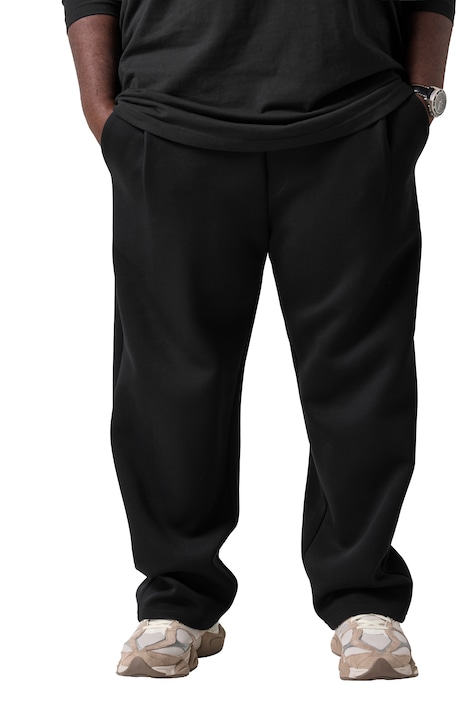 Tepláky, volnější střih, s puky, velikosti až 8 XL