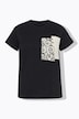 T-Shirt, Brusttaschen, Rundhals, Halbarm, Biobaumwolle