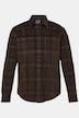 Karohemd, Cord, Langarm, Modern Fit, Kentkragenbis 8 XL