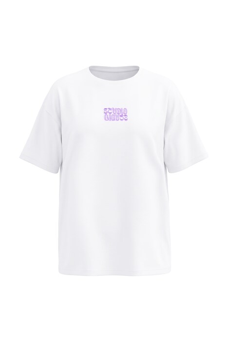 T-Shirt, Oversize Shape, Stickerei