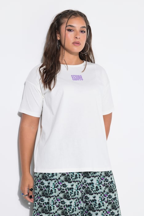 T-Shirt, Oversize Shape, Stickerei