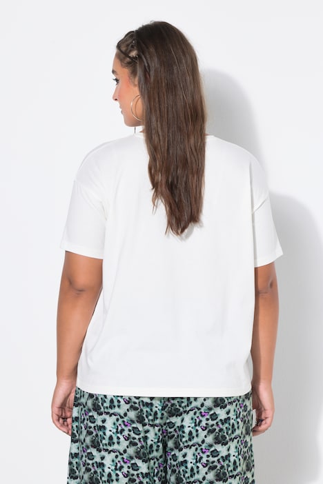 T-Shirt, Oversize Shape, Stickerei