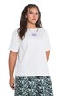 T-Shirt, Oversize Shape, Stickerei