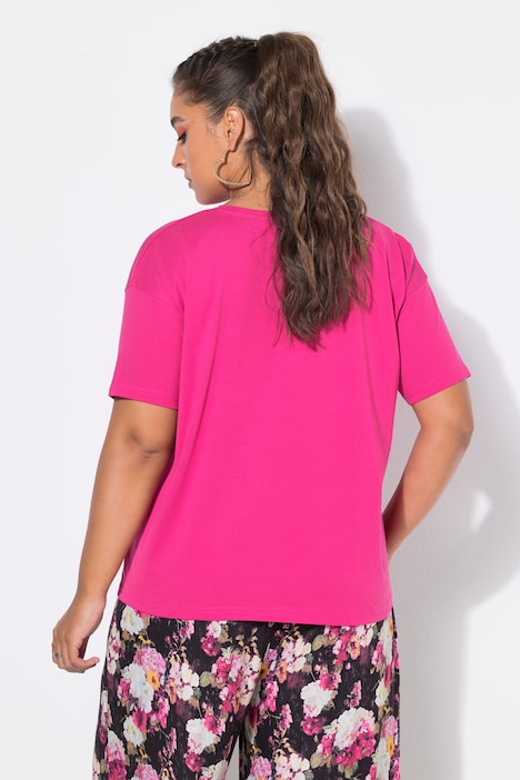 T-Shirt, Oversize Shape, Stickerei