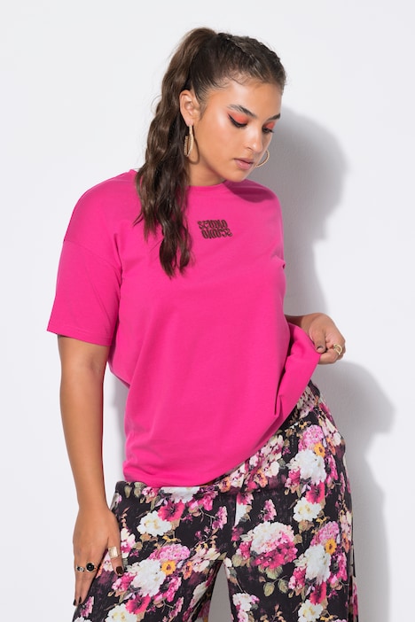 T-Shirt, Oversize Shape, Stickerei