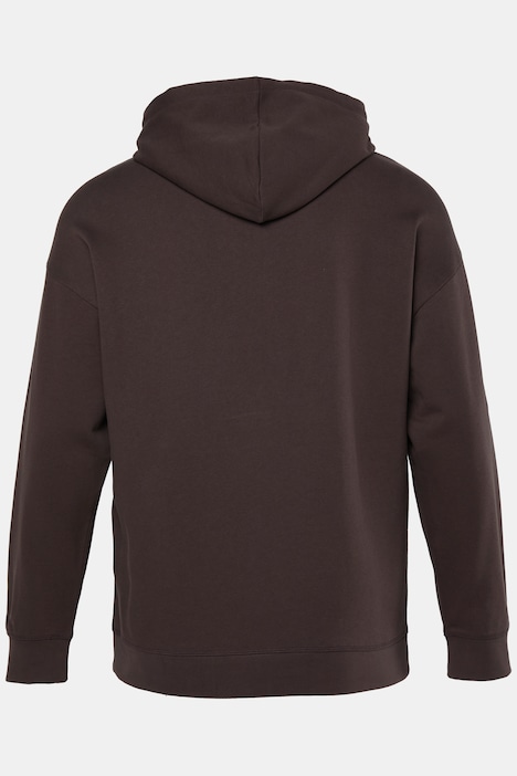 Hoodie, lässige Passform, Kapuzensweater, Brustprint, bis 8 XL