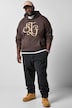 Hoodie, lässige Passform, Kapuzensweater, Brustprint, bis 8 XL